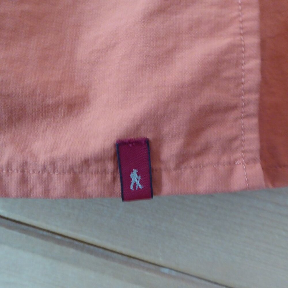 Royal Robbins Orange Brown 100% Nylon Faux Wrap Shorts Skort Hiking Camping 10 - Picture 3 of 8
